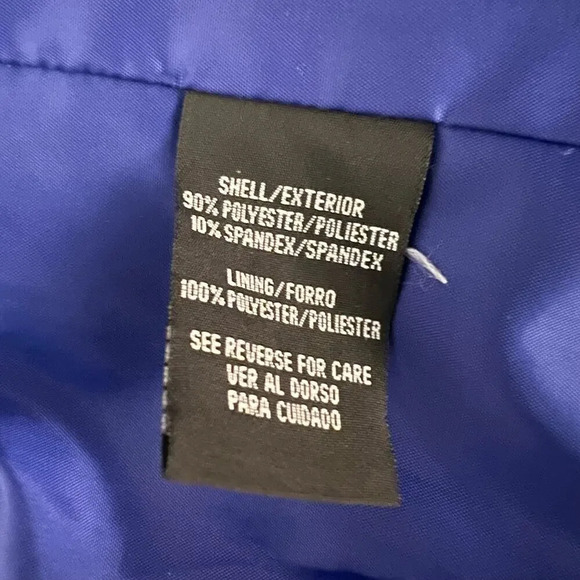 K petite, 8P, crush velvet long trumpet sleeve ruffle collar, satin crop jacket - Picture 9 of 12